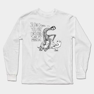 Sloth Says Slow Down Long Sleeve T-Shirt